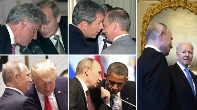 Relembre os principais encontros de Putin com presidentes americanos relembre-os-principais-encontros-de-putin-com-presidentes-americanos