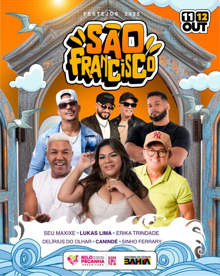 nilo-pecanha:-sao-francisco-se-prepara-para-dois-dias-de-muita-musica-e-alegria