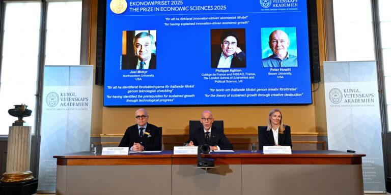 Trio ganha Nobel de Economia de 2025 por trabalho sobre inovação trio-ganha-nobel-de-economia-de-2025-por-trabalho-sobre-inovacao