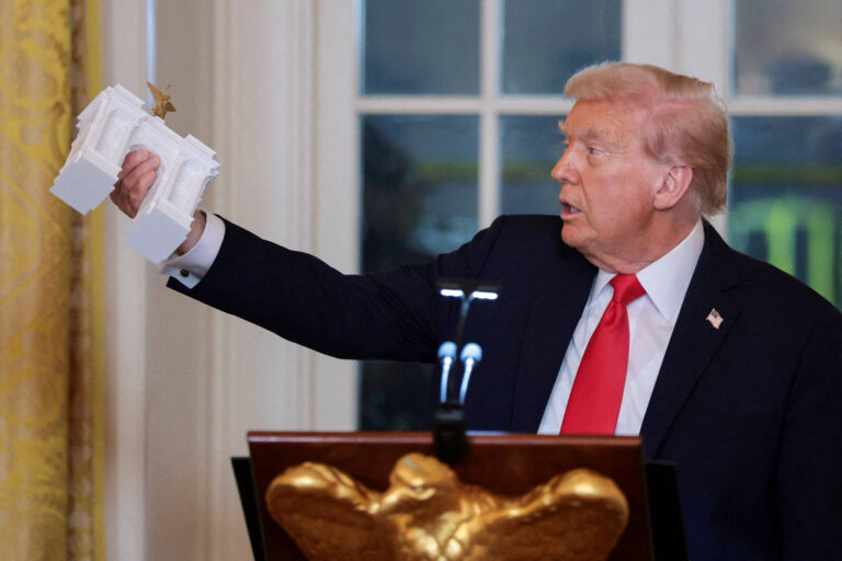 Após salão de festas, Trump quer construir um ‘Arco do Triunfo’ em Washington apos-salao-de-festas,-trump-quer-construir-um-‘arco-do-triunfo’-em-washington