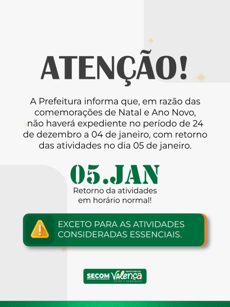 prefeitura-de-valenca-suspende-expediente-administrativo-durante-recesso-de-fim-de-ano