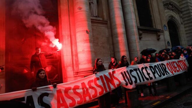 França prende 11, incluindo assessor parlamentar, por morte de ativista de direita franca-prende-11,-incluindo-assessor-parlamentar,-por-morte-de-ativista-de-direita