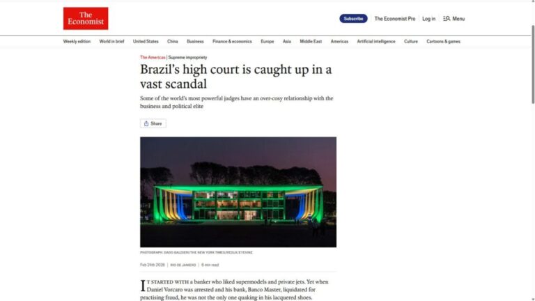 The Economist expõe crise no STF e cita prisão de Bolsonaro the-economist-expoe-crise-no-stf-e-cita-prisao-de-bolsonaro