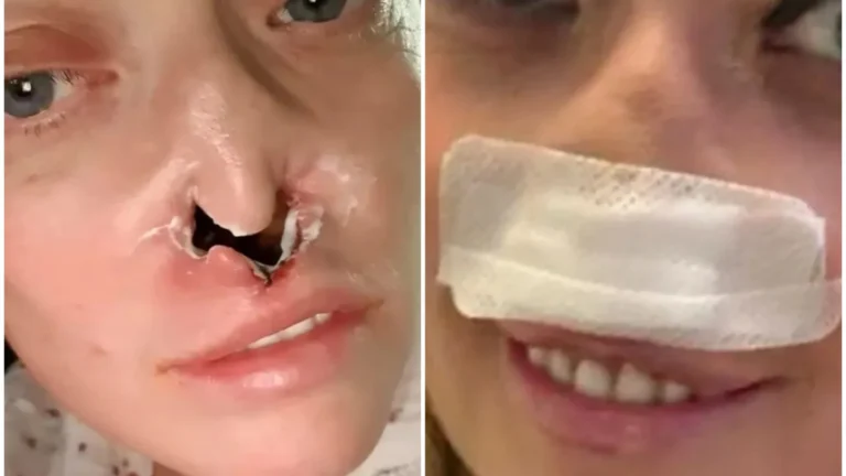 mulher-faz-implante-dentario-e-fica-com-buraco-no-rosto:-doi-muito”