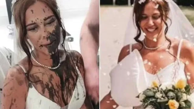 Cunhada Aparece Em Casamento E Joga Tinta Preta No Vestido Da Noiva cunhada-aparece-em-casamento-e-joga-tinta-preta-no-vestido-da-noiva