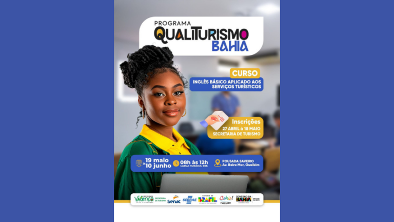 Valença abre inscrições para curso de inglês aplicado aos serviços turísticos valenca-abre-inscricoes-para-curso-de-ingles-aplicado-aos-servicos-turisticos
