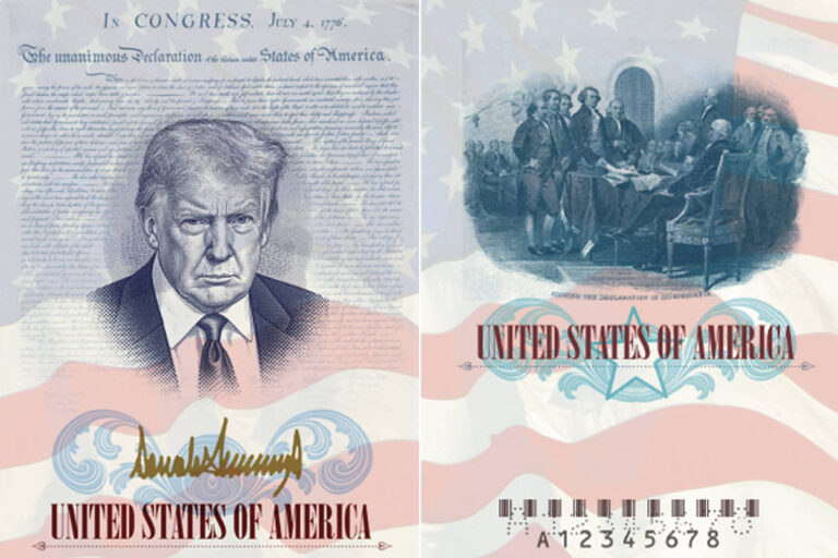 eua-vao-emitir-passaportes-comemorativos-com-rosto-e-assinatura-de-trump
