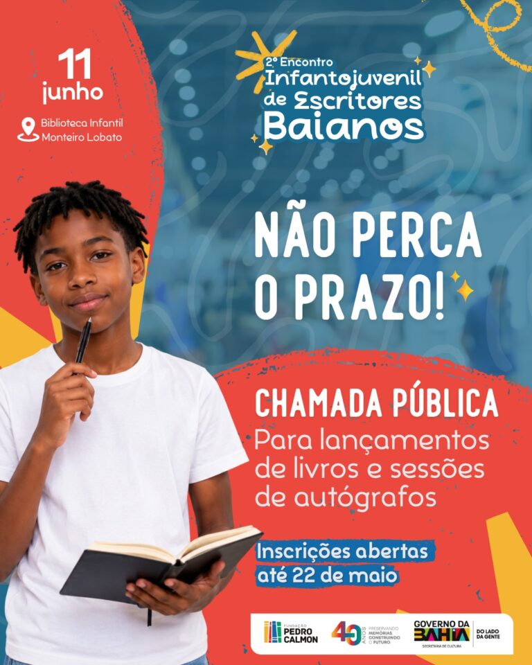 fundacao-pedro-calmon-abre-inscricoes-para-o-ii-encontro-de-escritores-baianos-infantojuvenis