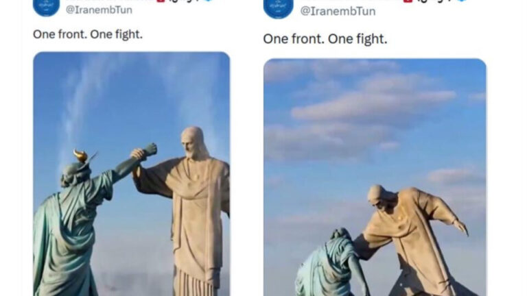 ira-usa-cristo-redentor-em-nova-propaganda-de-guerra-apos-ameaca-de-tarifaco-dos-eua