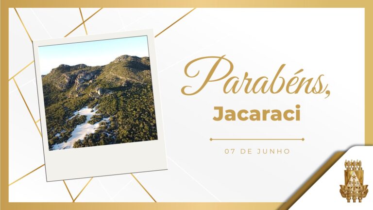 Parabéns, Jacaraci! parabens,-jacaraci!