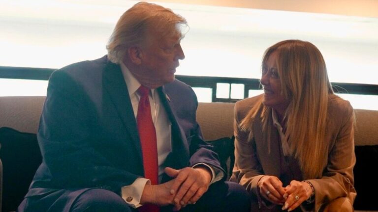 trump-ironiza-meloni,-dizendo-que-precisa-de-medida-protetiva-contra-ela