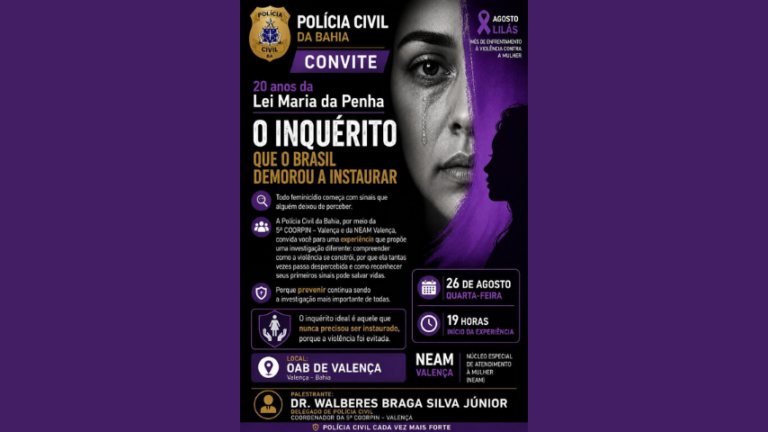 5ª COORPIN e NEAM promovem evento sobre os 20 anos da Lei Maria da Penha em Valença 5a-coorpin-e-neam-promovem-evento-sobre-os-20-anos-da-lei-maria-da-penha-em-valenca