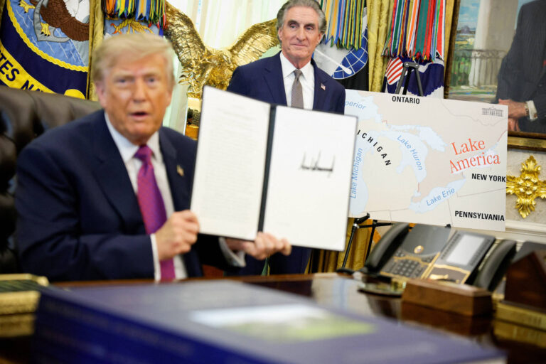 trump-assina-decreto-que-renomeia-lago-ontario-como-lago-america-e-irrita-canada