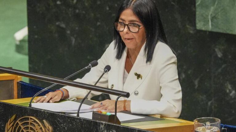 em-discurso-na-onu,delcy-promete-realizacao-de-eleicoes-na-venezuela,-mas-nao-cita-datas