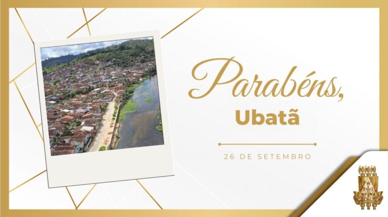 Parabéns, Ubatã! parabens,-ubata!