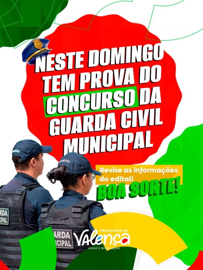 prova-do-concurso-da-guarda-civil-municipal-de-valenca-sera-realizada-neste-domingo-(11)